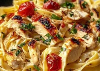 Tagliatelle mit Hähnchen