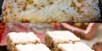 Woow der ist sowas von lecker, Marzipan Stollenkuchen vom Blech