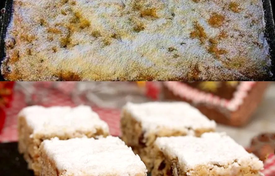 Woow der ist sowas von lecker, Marzipan Stollenkuchen vom Blech