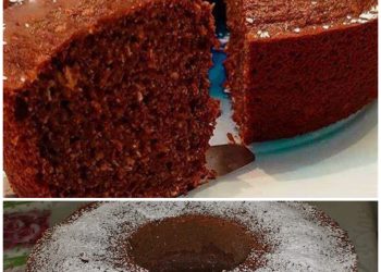 Schokoladen Sahne Rührkuchen