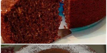Schokoladen Sahne Rührkuchen