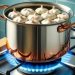 5 Knoblauchzehen in einem großen Topf kochen und dann so verwenden – meine Großmutter hat das den ganzen Sommer über gemacht