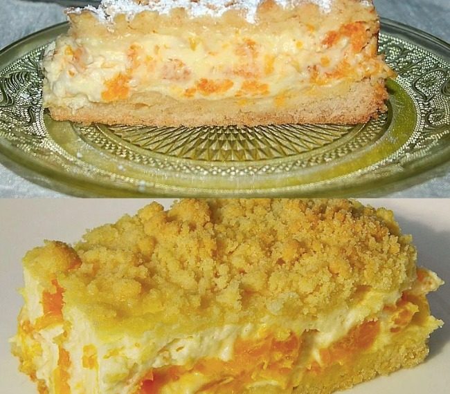 Streuselkuchen mit Mandarinen und Schmand