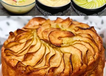 Wir haben noch nie einen duftenderen flauschigen Apfelkuchen gerochen! Du brauchst nur wenige Zutaten