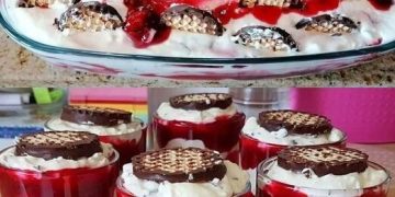 Fantastisch, Weihnachtliches Zauberkuss Dessert in 3 Minuten