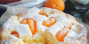 Buttermilchkuchen mit Mandarinen