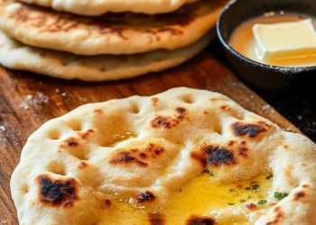 Schnelles Fladenbrot ohne Hefe