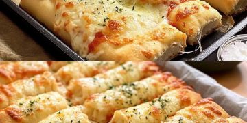 Käse-Knoblauch-Brotstangen 