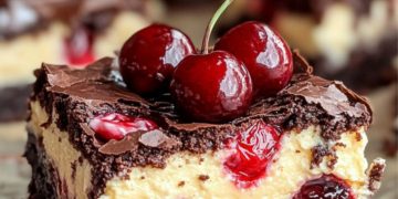  Kirsch-Käsekuchen Brownies 