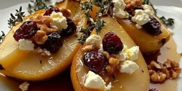  Gebackene Birnen mit Feta