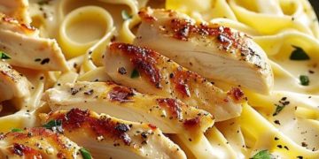 Fettuccine Alfredo mit Hähnchen, Das könnte ich täglich essen