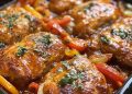 Paprikaschnitzel aus dem Ofen 
