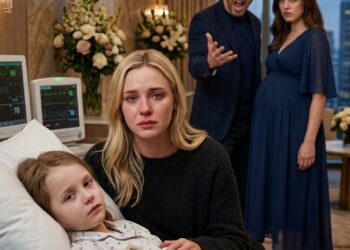 My husband laughed with my own sister while our daughter lay dying in a hospital bed. Then he looked me in the eye, smirked, and said, “Holly had a good run. We need that money for my son with your sister.” I slapped him across the face so hard the room fell silent… then I made one phone call that destroyed everything they thought they owned.