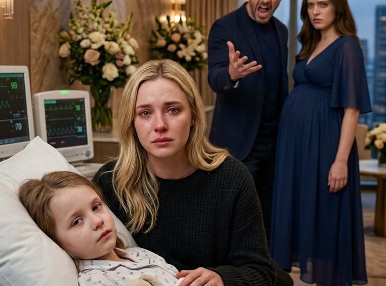 My husband laughed with my own sister while our daughter lay dying in a hospital bed. Then he looked me in the eye, smirked, and said, “Holly had a good run. We need that money for my son with your sister.” I slapped him across the face so hard the room fell silent… then I made one phone call that destroyed everything they thought they owned.