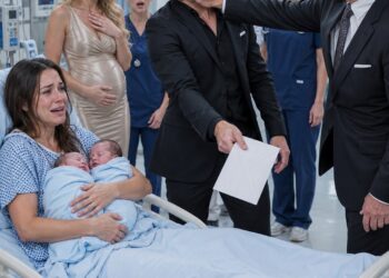 Sitting by my premature twins’ incubators, my husband dropped a folder of divorce papers onto my lap. His pregnant mistress stood behind him, smirking while wearing my custom maternity coat.