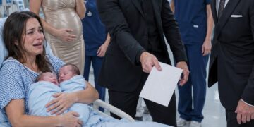 Sitting by my premature twins’ incubators, my husband dropped a folder of divorce papers onto my lap. His pregnant mistress stood behind him, smirking while wearing my custom maternity coat.